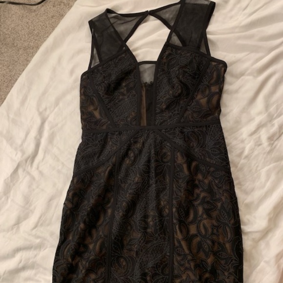 BCBG Black Cocktail Dress Size 8 - Picture 4 of 8